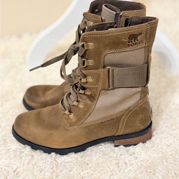 Sorel Brown Combat & Moto Boots - Picture 5 of 8